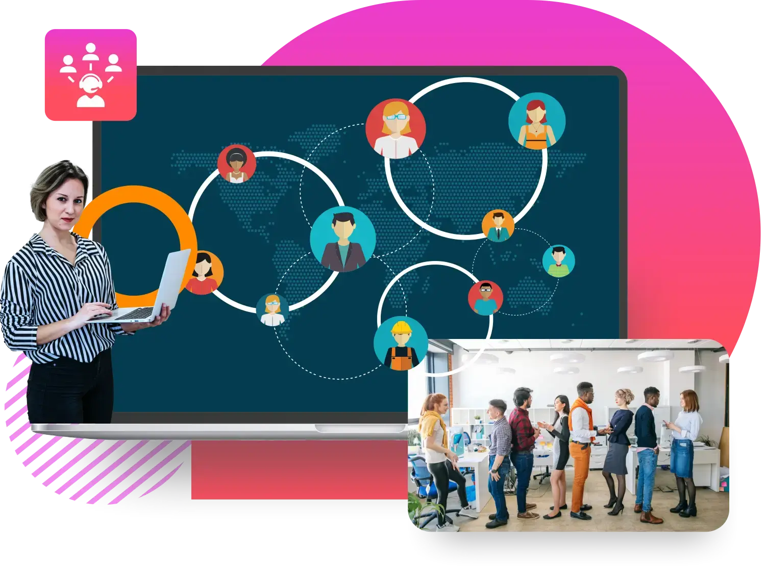 Host-guided speed networking sessions interface